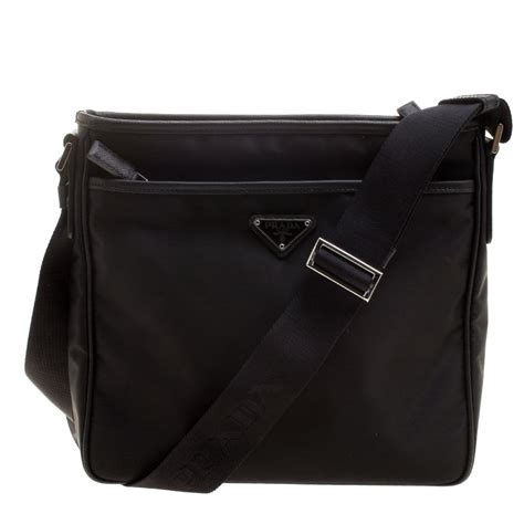 prada nylon messenger bag used|prada messenger bag female.